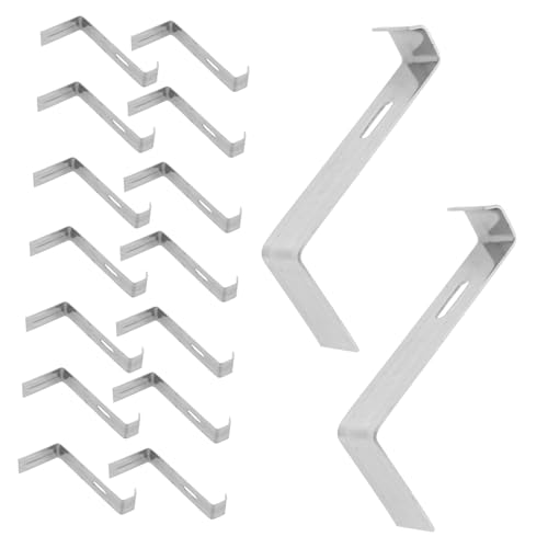 Tofficu 15 Stück Teiliges Edelstahl Dachklammer clips Rutschfeste Verstärkte Metall Dachziegelbefestigung Sturmklammern und Schneefanghaken Langlebige Rostfreie Dachbefestigung für Tofficu 15 Stück Teiliges Edelstahl Dachklammer clips Rutschfeste Verstärkte Metall Dachziegelbefestigung Sturmklammern und Schneefanghaken Langlebige Rostfreie Dachbefestigung für von Tofficu