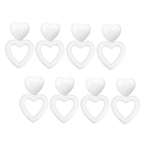 Tofficu 16 Stück Teiliges Herzförmiges Bastelschaum Leichtes Sicheres Material DIY Dekoration Voll und Hohl Für Hochzeits Valentinstags Ornamente Tofficu 16 Stück Teiliges Herzförmiges Bastelschaum Leichtes Sicheres Material DIY Dekoration Voll und Hohl Für Hochzeits Valentinstags Ornamente von Tofficu