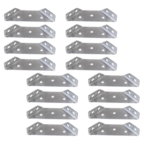 Tofficu 16 Stück Teiliges Möbel Eckverbinder aus Edelstahl Robuste Dreiecksstütze für Schränke Regalbretter Tische und Stühle Winkelbrackets mit Hoher Tragkraft und Langlebiger Tofficu 16 Stück Teiliges Möbel Eckverbinder aus Edelstahl Robuste Dreiecksstütze für Schränke Regalbretter Tische und Stühle Winkelbrackets mit Hoher Tragkraft und Langlebiger von Tofficu
