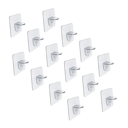 Tofficu 16 Stück Teiliges Selbstklebendes Regalträger Starker Klebe Support für Regalböden Kleine Halterungen ohne Bohren Geeignet für Lagerregale Bilderrahmen und Vielseitige Aufbewahrung Tofficu 16 Stück Teiliges Selbstklebendes Regalträger Starker Klebe Support für Regalböden Kleine Halterungen ohne Bohren Geeignet für Lagerregale Bilderrahmen und Vielseitige Aufbewahrung von Tofficu