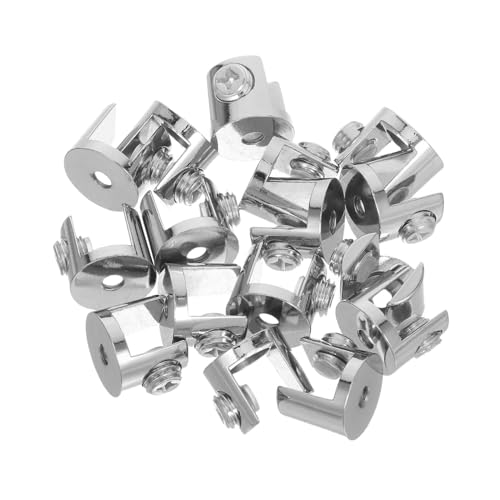 Tofficu 16 Stück Teiliges Verstellbar für Glasstärke Stabile Glas clips für Badezimmer und Duschglas Moderne Wandhalterung für Sichere Glasbefestigung Tofficu 16 Stück Teiliges Verstellbar für Glasstärke Stabile Glas clips für Badezimmer und Duschglas Moderne Wandhalterung für Sichere Glasbefestigung von Tofficu