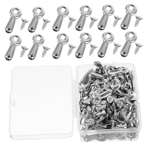 Tofficu 160 Stück Metallische Befestigungselemente mit Schrauben Rückwand Clips für Foto Montage Geeignet für Verschiedene Rahmenstile Tofficu 160 Stück Metallische Befestigungselemente mit Schrauben Rückwand Clips für Foto Montage Geeignet für Verschiedene Rahmenstile von Tofficu