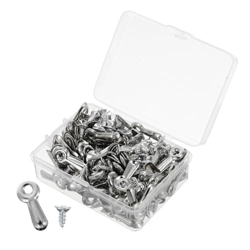 Tofficu 160 Stück Teiliges Bilderrahmen hardware Robustem Eisen mit Drehbaren Metallklammern und Schrauben Langlebige Rückwandbefestigung für Foto Bilderrahmen Geeignet für Zuhause Büro Tofficu 160 Stück Teiliges Bilderrahmen hardware Robustem Eisen mit Drehbaren Metallklammern und Schrauben Langlebige Rückwandbefestigung für Foto Bilderrahmen Geeignet für Zuhause Büro von Tofficu