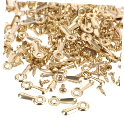 Tofficu 160 Stück Teiliges Goldene Metall Bilderrahmen Drehverschlüsse mit Schrauben Stabile Rückhalteclips für Bilder Fotos Zeichnungen Einfach zu Montieren Langlebig und Vielseitig von Tofficu