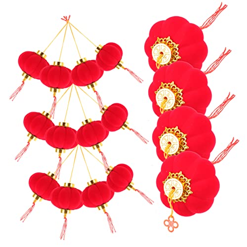 Tofficu 16Stücke Teiliges Rote Chinesische Laternen mit Quasten Dekorative Hängelaternen für Neujahrsfeiern und Frühlingsfest für Innen und Außendekorationen Langlebig und Leicht Tofficu 16Stücke Teiliges Rote Chinesische Laternen mit Quasten Dekorative Hängelaternen für Neujahrsfeiern und Frühlingsfest für Innen und Außendekorationen Langlebig und Leicht von Tofficu