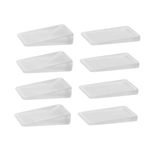 Tofficu 16stücke Türstopper Keil Aus PVC Für Zuhause Transparente Türstopper-Keile Zum Schutz Vor Einklemmen Praktische Distanzscheiben Für Heimwerker-nivellierung von Tofficu