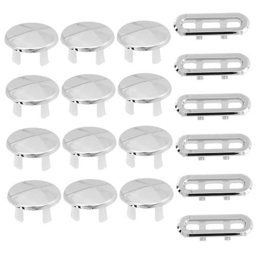 Tofficu 18 Stück Teiliges Keramik Überlaufabdeckung Waschbeckenring Langlebig Dekorativ Badarmatur Zubehör für Waschbecken Überlaufloch Ersatz Stilvoll und Praktisch für Badezimmer Tofficu 18 Stück Teiliges Keramik Überlaufabdeckung Waschbeckenring Langlebig Dekorativ Badarmatur Zubehör für Waschbecken Überlaufloch Ersatz Stilvoll und Praktisch für Badezimmer von Tofficu