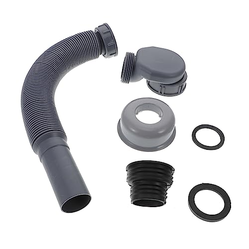 Tofficu Flexibler Abfluss Für Waschbecken Erweiterungssatz Für Badezimmer Waschbeckenabflussset Flexibler Und Erweiterbarer Abflussrohrsatz von Tofficu