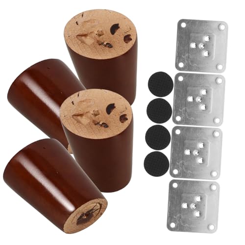 Tofficu 8 Zoll Holz Ersatzbeine für Möbel Strapazierfähige Sofabeine Dekorative Tischbeine Runde Couchfüße Moderne Möbelbeine für Sofas Kommoden und Schränke Tofficu 8 Zoll Holz Ersatzbeine für Möbel Strapazierfähige Sofabeine Dekorative Tischbeine Runde Couchfüße Moderne Möbelbeine für Sofas Kommoden und Schränke von Tofficu