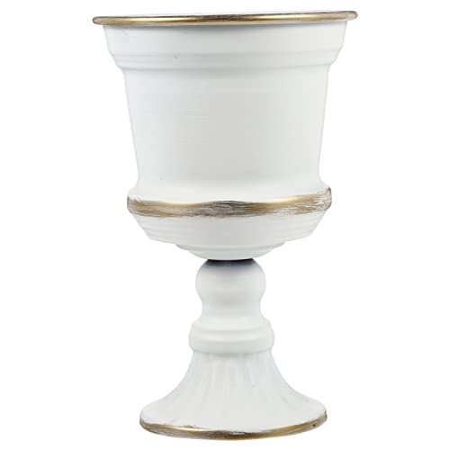 Tofficu 1stk Blumentopf Blumenarrangementvase Rustikale Blumenvase Marokkanisch Pflanztopf Hochzeits-mittelstück-vase Römische Säulenvase Trompetenvasen Für Gartentopf Urne Eisen Weiß Büro Tofficu 1stk Blumentopf Blumenarrangementvase Rustikale Blumenvase Marokkanisch Pflanztopf Hochzeits-mittelstück-vase Römische Säulenvase Trompetenvasen Für Gartentopf Urne Eisen Weiß Büro von Tofficu
