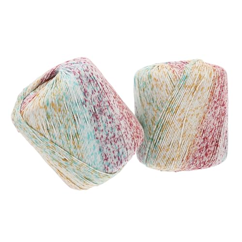 Tofficu 2 Rollen Baumwollkordel Weiche Makramee Schnur zum Häkeln Stricken DIY Handarbeitskordel Flexibel Hautfreundlich Langlebig von Tofficu