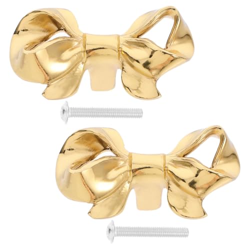 Tofficu 2 Sätze Elegante Messing bowknot Möbelgriffe Ergonomisch Geformte Schubladengriffe für Kommoden Kleiderschränke Nachttische Einfache Montage Stilvolle Runde Griffe für Möbel Tofficu 2 Sätze Elegante Messing bowknot Möbelgriffe Ergonomisch Geformte Schubladengriffe für Kommoden Kleiderschränke Nachttische Einfache Montage Stilvolle Runde Griffe für Möbel von Tofficu