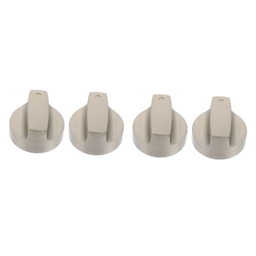 Tofficu 2 Sätze Gasherd Steuerknopf Metall Drehknöpfe Mit Ergonomischem Design Kompatibel Mit Gasherd Zubehör Einfache Installation Platzsparend Und Langlebig 2 Stück * 2 von Tofficu