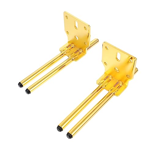 Tofficu 2 Sätze Metallmöbelfüße Stabile Hohe Möbelfüße Belastbare Sofabeine Vielseitig für Sofa Couchtisch Bett Tv und Badschrank Langlebige Möbelstützen von Tofficu