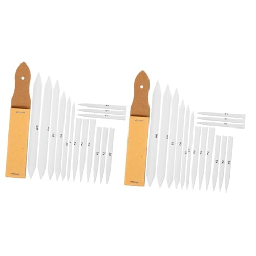 Tofficu 2 Sätze Radiergummi Mischstümpfe Zum Zeichnen Schleifen Bleistift Mischen Zeichenzubehör Schattierungsstift Verschmieren Graphit Stumpf Mischstäbe Zum Zeichnen Mittel Papier Weiß von Tofficu