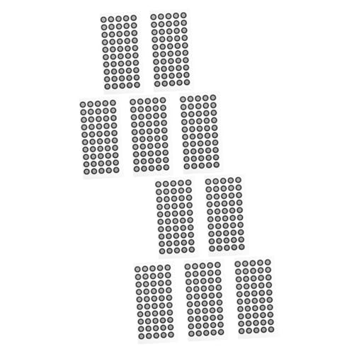 Tofficu 2 Sätze Reflektierende Markierungspunkte Für Scanning Hochreflektierende Strapazierfähige Für Präzise Referenzierung Für Architektur Ingenieurwesen Design 5 Blätter * 2 von Tofficu