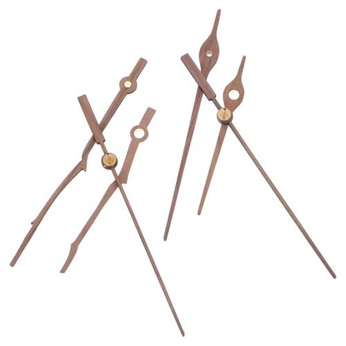 Tofficu 2 Sätze Schwarze Walnuss Holz Uhrzeiger mit Metallbuchse Präzise Ersatz-uhrzeiger für DIY Wanduhren Einfache Montage für Büro Zuhause und Schule Tofficu 2 Sätze Schwarze Walnuss Holz Uhrzeiger mit Metallbuchse Präzise Ersatz-uhrzeiger für DIY Wanduhren Einfache Montage für Büro Zuhause und Schule von Tofficu