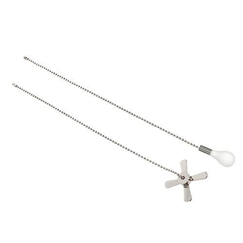 Tofficu 2 Stück Deckenventilator Zugkette Set Teilig Verstellbar für Deckenleuchten und Ventilatoren Robustem Material mit Einzigartigem Design für Statements von Tofficu