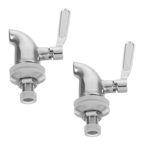 Tofficu 2 Stück Edelstahl Getränkespender Getränkeauslaufhahn Leckfreier Wasserauslauf Präzise Steuerung Hygienischer Wasserhahn für Wasser Saft Bier Heiße Getränke Haushalt Gewerbe Tofficu 2 Stück Edelstahl Getränkespender Getränkeauslaufhahn Leckfreier Wasserauslauf Präzise Steuerung Hygienischer Wasserhahn für Wasser Saft Bier Heiße Getränke Haushalt Gewerbe von Tofficu