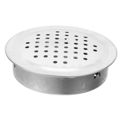 Tofficu 2 Stück Edelstahl Lüftungsgitter Rund Möbel Luftloch Ventilationsabdeckung für Schrank Kleiderschrank Cabinet Vent Hole Zubehör von Tofficu
