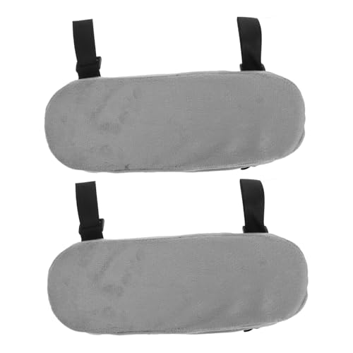 Tofficu 2 Stück Ergonomische Bürostuhl Armlehnenpolster aus Memory Schaum Weiche Armstützenkissen mit Rutschfester Unterseite Abnehmbarer Bezug Vielseitig für Gaming Bürostühle Geeignet von Tofficu