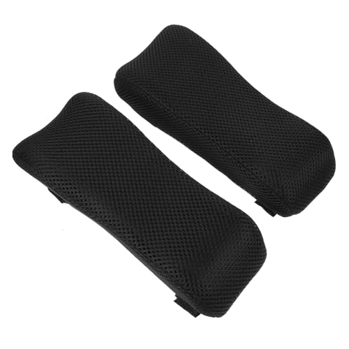Tofficu 2 Stück Ergonomische Memory Schaum Armlehnenpolster mit Abnehmbarem Bezug Druckentlastende Stützkissen für Bürostuhl Gaming Esszimmerstuhl Waschbare Komfortable Armlehnenauflagen von Tofficu