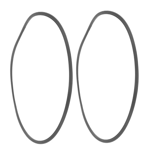 Tofficu 2 Stück Flexible Gummiringe als Rutschfester Schutz für Barhocker Beine Geräuschdämpfend Einfach zu Montieren Geeignet für Küchen und Bartresenstühle Schwarz von Tofficu