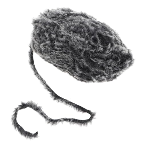 Tofficu 2 Stück Garn Chenille Stricken Schwarz grob gestrickte Decke Fell Fälschung klobig häkeln Polyester Black von Tofficu
