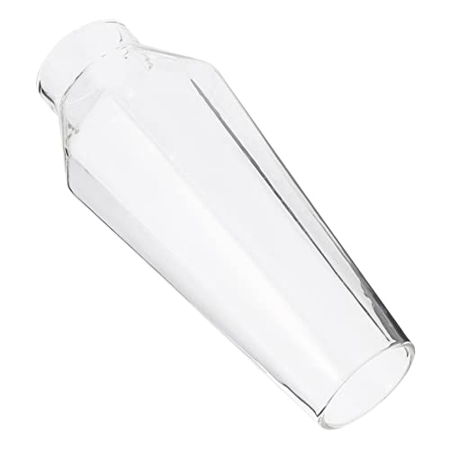 Tofficu 2 Stück Glaskamin für Öllampe Klarer Lampenschirm Winddicht Frosted Kerosinlampenschirm Vintage Design Höhe für Garten und Camping von Tofficu