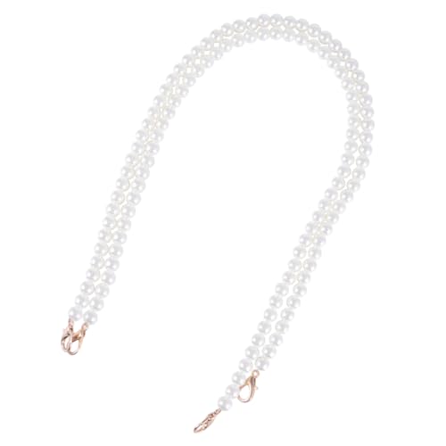 Tofficu 2 Stück Goldene Perlen Taschenkette mit Lobster Verschluss Damen Schulterriemen Ersatz Handtaschen Accessoire für DIY und Dekorative Umgestaltung Tofficu 2 Stück Goldene Perlen Taschenkette mit Lobster Verschluss Damen Schulterriemen Ersatz Handtaschen Accessoire für DIY und Dekorative Umgestaltung von Tofficu