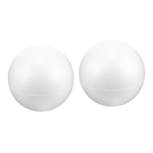 Tofficu 2 Stück Große Schaumstoffkugel Hohler Schaumstoffball für DIY Bastelprojekte Dekoration für Hochzeiten und Partys Glatte Oberfläche zum Bemalen und Verzieren Langlebiges Tofficu 2 Stück Große Schaumstoffkugel Hohler Schaumstoffball für DIY Bastelprojekte Dekoration für Hochzeiten und Partys Glatte Oberfläche zum Bemalen und Verzieren Langlebiges von Tofficu