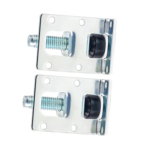 Tofficu 2 Stück Höhenverstellbare Möbel füße aus Stahl rutschfeste Kratzfeste Möbelbeine mit Boden Feuchtigkeitsschutz Verstellbar für Schränke Tische und Wohnmöbel von Tofficu