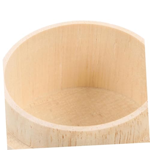 Tofficu 2 Stück Holzschmuckbox Rund Klein Natürliche Holz Aufbewahrungsbox für Schmuck Marker Nähzubehör Tragbar Kompakt für Reise und Zuhause von Tofficu