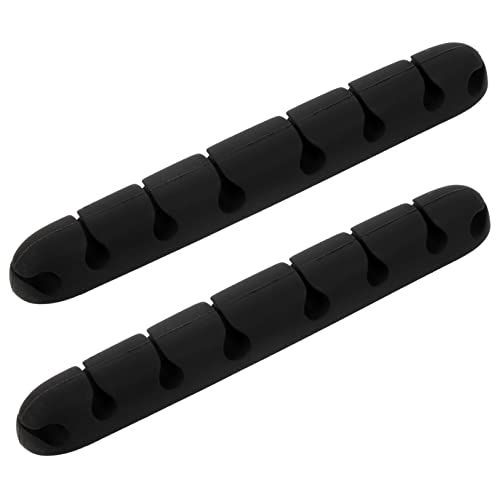 Tofficu 2 Stück Kabel Organizer mit Slots Selbstklebender Kabelhalter für USB Kabel und Ladegeräte für Schreibtisch Zuhause und Auto für Ordentliches Kabelmanagement Tofficu 2 Stück Kabel Organizer mit Slots Selbstklebender Kabelhalter für USB Kabel und Ladegeräte für Schreibtisch Zuhause und Auto für Ordentliches Kabelmanagement von Tofficu