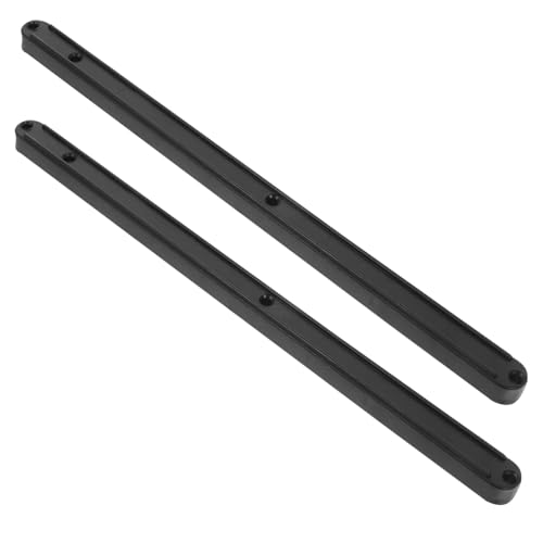 Tofficu 2 Stück Kunststoff Schubladenführungen Stabile Verschleißfeste Schrank und Küchenschienen für Kleiderschrank und Möbel Langlebige Robuste Schubladengleiter von Tofficu