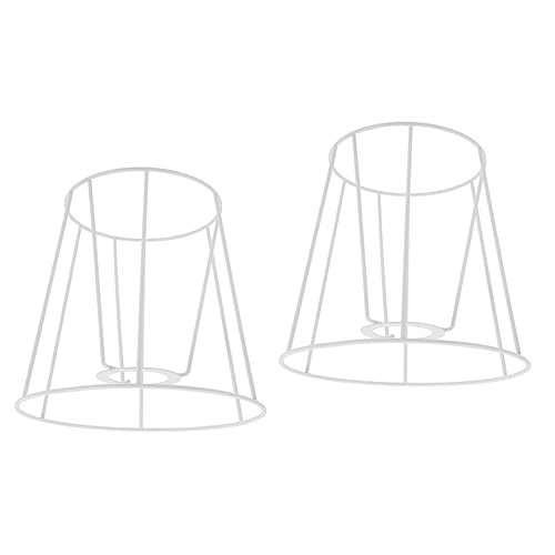 Tofficu 2 Stück Lampenschirm Ring Licht Käfig Halterung Eisen Diy Lampenschirm Zubehör für Tisch und Pendelleuchten Stabil und Langlebig für Kreative Projekte Tofficu 2 Stück Lampenschirm Ring Licht Käfig Halterung Eisen Diy Lampenschirm Zubehör für Tisch und Pendelleuchten Stabil und Langlebig für Kreative Projekte von Tofficu