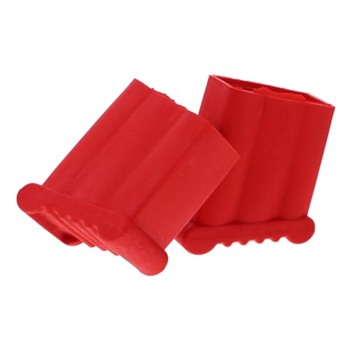 Tofficu 2 Stück Leiter Gummifüße Rutschfest Leiter Schutzkappen Anti rutsch Fußpolster Für Bodentreppe Holzleiter Fußschutz Rot Tofficu 2 Stück Leiter Gummifüße Rutschfest Leiter Schutzkappen Anti rutsch Fußpolster Für Bodentreppe Holzleiter Fußschutz Rot von Tofficu