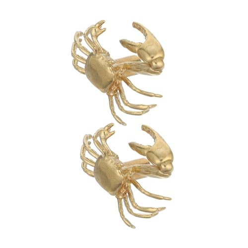 Tofficu 2 Stück Messing Krabben Türgriffe Retro Stil Kreative Küchenschrankgriffe mit Polierter Oberfläche für Kommoden und Kleiderschränke im Küstenstil Tofficu 2 Stück Messing Krabben Türgriffe Retro Stil Kreative Küchenschrankgriffe mit Polierter Oberfläche für Kommoden und Kleiderschränke im Küstenstil von Tofficu
