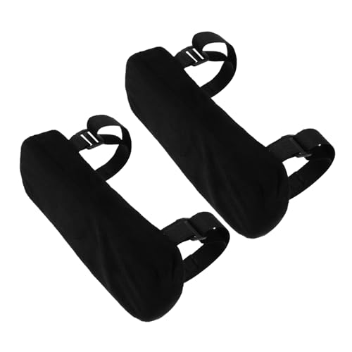 Tofficu 2 Stück Office Chair Armrest Pads Teilig Weiche rutschfeste Polster Einfache Bequeme Unterstützung gegen Armschmerzen Passend für Bürostühle und Rollstühle von Tofficu