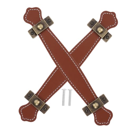 Tofficu 2 Stück PU Möbelgriffe aus Zinklegierung für Kommoden Gepäck und Kleiderschränke Komfortabler Griff mit Montageschrauben Langlebig und Vielseitig Einsetzbar in Rotbraun Tofficu 2 Stück PU Möbelgriffe aus Zinklegierung für Kommoden Gepäck und Kleiderschränke Komfortabler Griff mit Montageschrauben Langlebig und Vielseitig Einsetzbar in Rotbraun von Tofficu