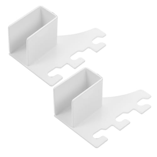 Tofficu 2 Stück Regalstützclips für Küchenschränke Stabile Halterungen für Quadratische Rohre Moderne und Elegante Regalträger Geeignet für Bücherregale und Schränke Weiß Tofficu 2 Stück Regalstützclips für Küchenschränke Stabile Halterungen für Quadratische Rohre Moderne und Elegante Regalträger Geeignet für Bücherregale und Schränke Weiß von Tofficu