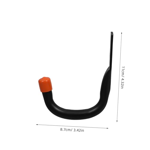 Tofficu 2 Stück Schwere Wandhaken für Garage Schrauben Robuste Fahrradhalter Organizer Platzsparend Einfache Montage für Garage Werkzeuge Leiter und Seilaufbewahrung von Tofficu