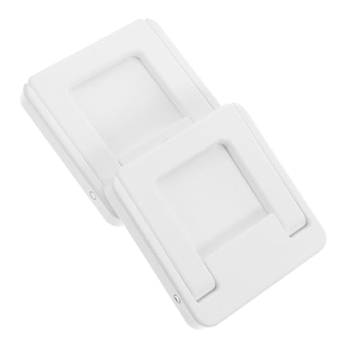 Tofficu 2 Stück Selbstklebende Schrankgriffe Faltbare Türgriffe für Schränke und Glas Kindersichere Stoßfeste Möbelgriffe Geeignet für Glatte Oberflächen Wie Türen und Fenster von Tofficu