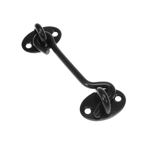 Tofficu 2 Stück Teiliges Fensterhaken Edelstahl Bronze mit Schrauben Windfest Robust für Fenster Schrank Kabinentüren Einfach zu Montieren Glatte Oberfläche Langlebig von Tofficu