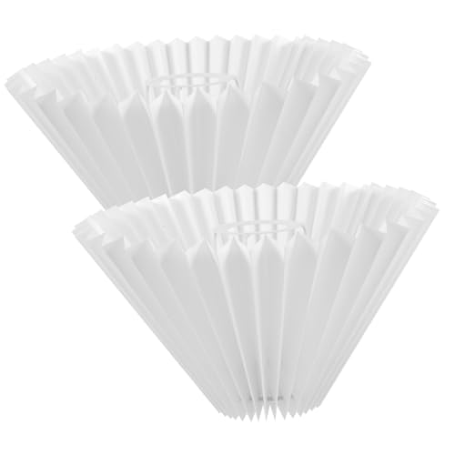 Tofficu 2 Stück Teiliges Plissee Lampenschirm aus Langlebigem Stoff Eleganter Lampenschirm für Tischlampe und Stehleuchte Moderner Ersatzschirm für Schreibtisch Nachttischlampen Weiß Tofficu 2 Stück Teiliges Plissee Lampenschirm aus Langlebigem Stoff Eleganter Lampenschirm für Tischlampe und Stehleuchte Moderner Ersatzschirm für Schreibtisch Nachttischlampen Weiß von Tofficu