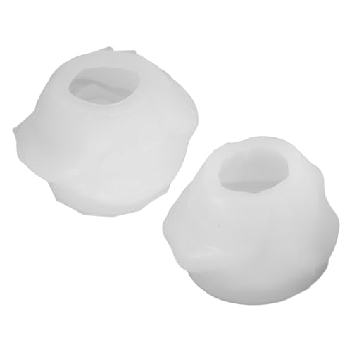 Tofficu 2 Stück Teiliges Rosensilikon-formset Blumen Kerzen Seifenform Peony Silikonform für DIY Harz Gießen Fondant Eiswürfel und Wohnkultur von Tofficu