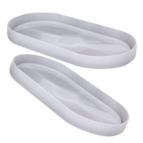 Tofficu 2 Stück Teiliges Silikon Gießform Ovaler Aufbewahrungstablett DIY Silikonform Flexibel Langlebig für Tablett Herstellung und Dekoration Tofficu 2 Stück Teiliges Silikon Gießform Ovaler Aufbewahrungstablett DIY Silikonform Flexibel Langlebig für Tablett Herstellung und Dekoration von Tofficu