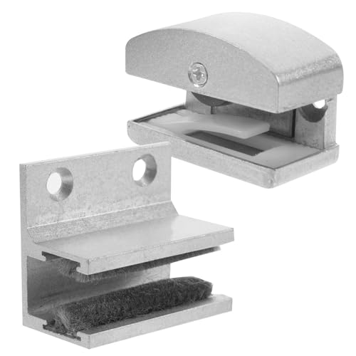 Tofficu 2 Stück Teiliges Verstellbare Duschtür Bodenführung für Rahmenlose Glasschiebetüren Rostfreie Glas Türführung mit Elastischem Gummipuffer Verschleißfeste Schiene für Badezimmer Tofficu 2 Stück Teiliges Verstellbare Duschtür Bodenführung für Rahmenlose Glasschiebetüren Rostfreie Glas Türführung mit Elastischem Gummipuffer Verschleißfeste Schiene für Badezimmer von Tofficu