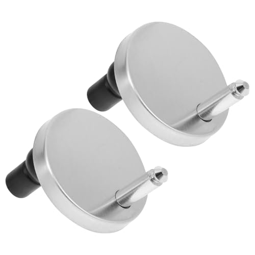 Tofficu 2 Stück Toilettensitz Scharniere Schrauben aus Edelstahl und Gummi Langlebige Wc Sitz Befestigung Passend für Standard Toilettendeckel Robustes Ersatzteil für Toilettensitz von Tofficu