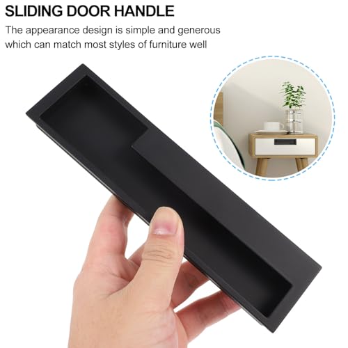 Tofficu 2 Stück Unsichtbarer Schrankgriff aus Langlebiger Zinklegierung Eingebetteter Möbelgriff Einfache Montage Komfortable Haptik Geeignet für Schiebetüren und Kleiderschränke Tofficu 2 Stück Unsichtbarer Schrankgriff aus Langlebiger Zinklegierung Eingebetteter Möbelgriff Einfache Montage Komfortable Haptik Geeignet für Schiebetüren und Kleiderschränke von Tofficu